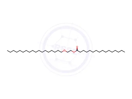 Chemical structure of Palmitic acid 2-(octadecyloxy)ethyl ester