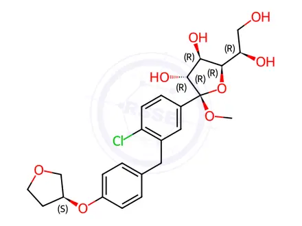 Chemical structure of Empagliflozin Impurity 155