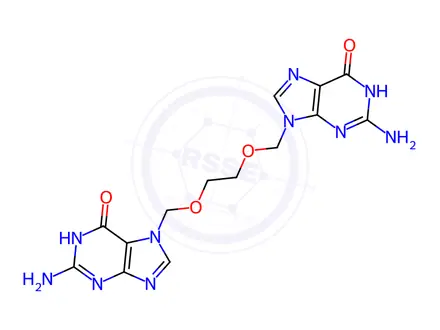 Chemical structure of Acyclovir Impurity I