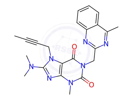 Chemical structure of Linagliptin Impurity X