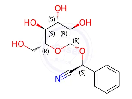 Chemical structure of Prunasin Impurity 1