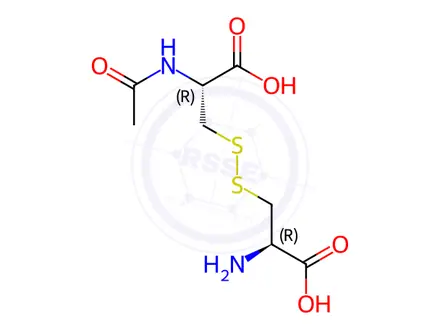 Chemical structure of Acetylcysteine Impurity 8