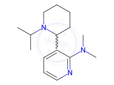 Chemical structure of 3-(1-Isopropylpiperidin-2-yl)-N,N-dimethylpyridin-2-amine