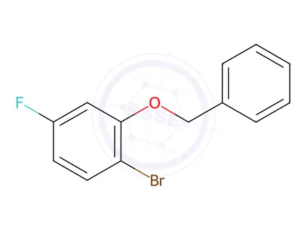 Chemical structure of 2-Benzyloxy-1-bromo-4-fluorobenzene