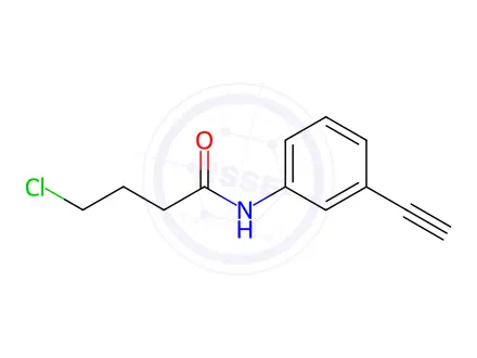 Chemical structure of 4-Chloro-N-(3-ethynylphenyl)butanamide