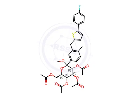 Chemical structure of Canagliflozin Impurity 146
