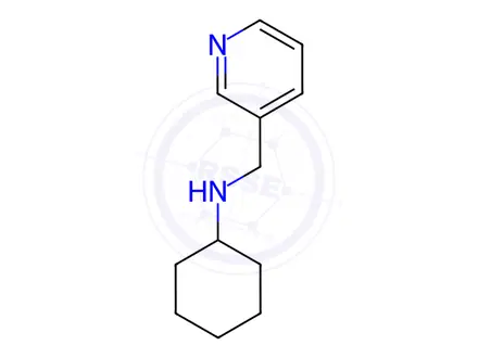 Chemical structure of N-(3-Pyridinylmethyl)cyclohexanamine dihydrochloride