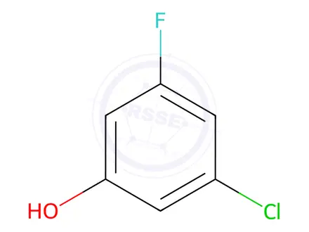 Chemical structure of 3-Chloro-5-fluorophenol