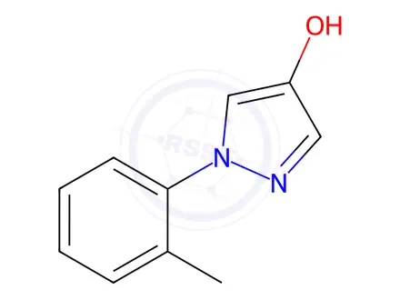 Chemical structure of 1-(2-Methylphenyl)-1H-pyrazol-4-ol