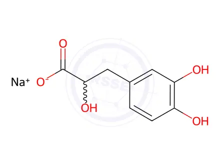 Chemical structure of Sodium danshensu