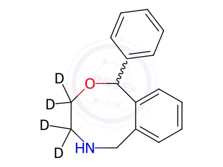 Chemical structure of N-Desmethyl Nefopam-d4 Hydrochloride