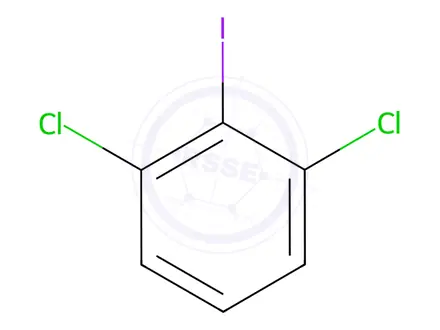Chemical structure of 2,6-Dichloroiodobenzene