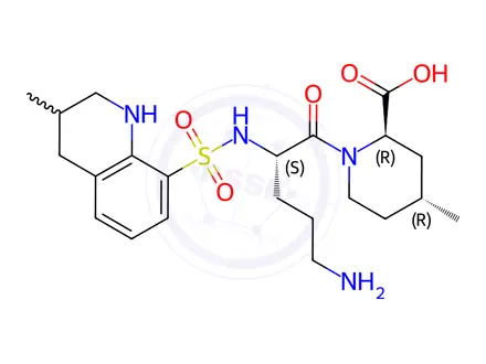 Chemical structure of Argatroban impurity G