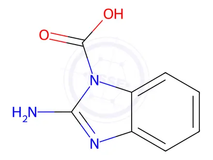 Chemical structure of 1H-Benzimidazole-1-carboxylicacid,2-amino-(9CI)