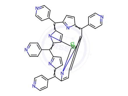 Chemical structure of Porphine Impurity 31