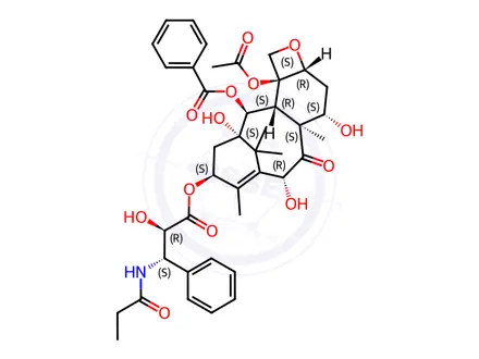 Chemical structure of Docetaxel Impurity 60 (10-Deacetyl Paclitaxel Ethyl Analogue)