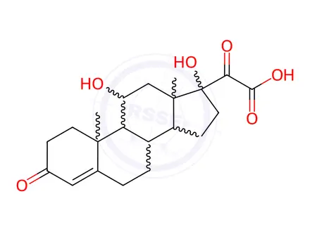 Chemical structure of Hydrocortisone Impurity 47