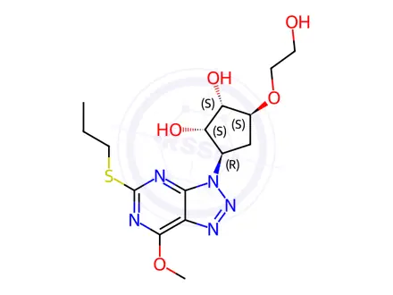 Chemical structure of Ticagrelor Impurity 104