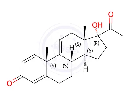 Chemical structure of Fluorometholone Impurity 1