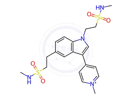 Chemical structure of N-Sulfamoylethyl naratriptan pyridinium(free salt form)