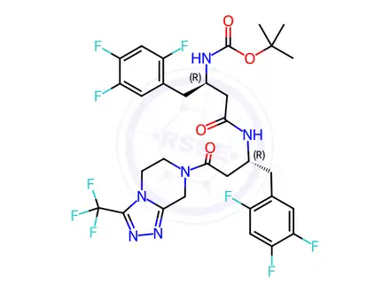 Chemical structure of Sitagliptin Impurity 52