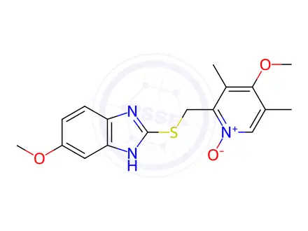 Chemical structure of Esomeprazole Impurity E01
