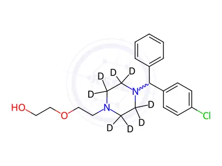 Chemical structure of Hydroxyzine-d8 DiHCl