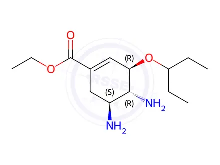 Chemical structure of Oseltamivir Impurity 27