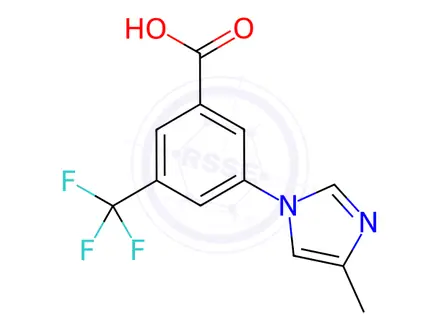 Chemical structure of Nilotinib Impurity 12