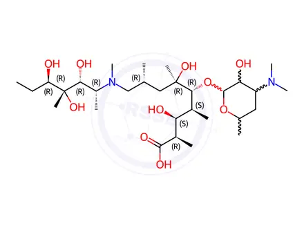 Chemical structure of Azithromycin Impurity 67