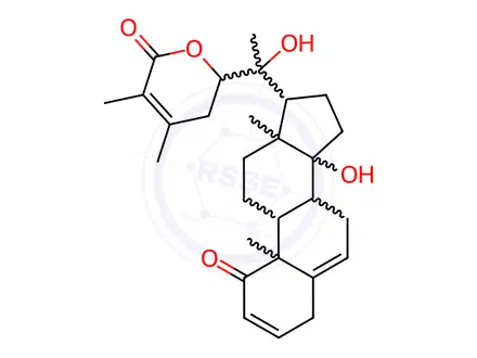 Chemical structure of Withanolide G