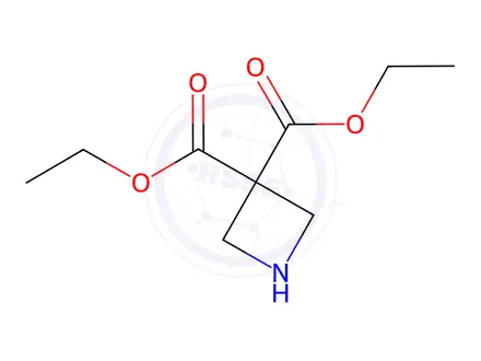 Chemical structure of Diethyl azetidine-3,3-dicarboxylate