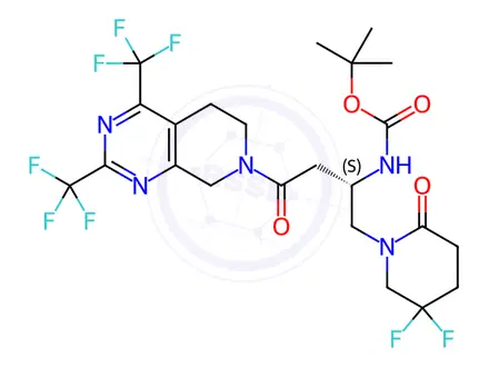 Chemical structure of Gemigliptin Impurity 5