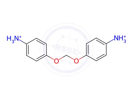Chemical structure of 4,4'-(Methylenebis(oxy))dianiline dihydrochloride