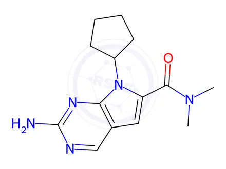 Chemical structure of Ribociclib Impurity 3