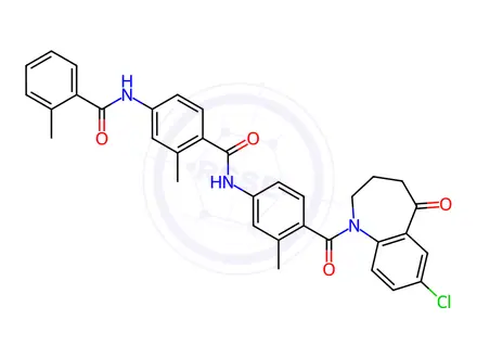 Chemical structure of Tolvaptan Impurity 12
