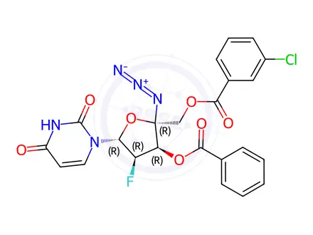 Chemical structure of Azvudine Impurity 2