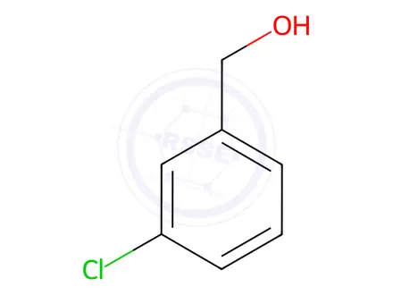 Chemical structure of 3-Chlorobenzyl Alcohol