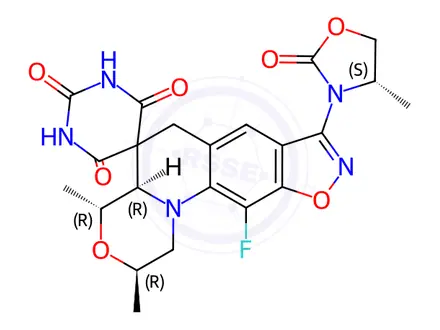 Chemical structure of Zoliflodacin Impurity 1