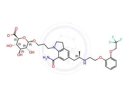 Chemical structure of Silodosin Impurity 18 Sodium Salt