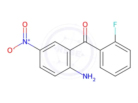 Chemical structure of Flunitrazepam Impurity 5