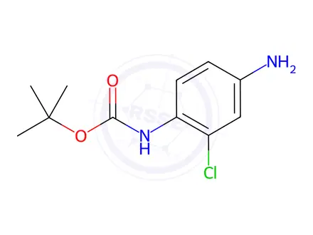 Chemical structure of (4-Amino-2-chloro-phenyl)-carbamic acid tert-butyl ester
