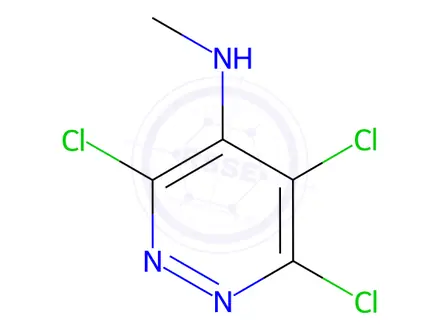 Chemical structure of 3,5,6-Trichloro-N-methylpyridazin-4-amine