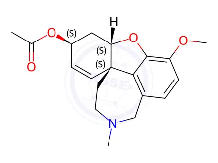 Chemical structure of 3-Epigalanthamine acetate