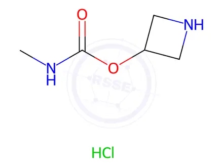 Chemical structure of Azetidin-3-yl methylcarbamate hydrochloride