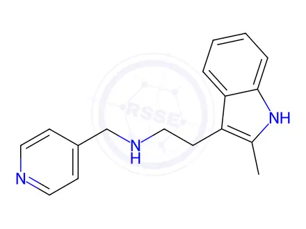 Chemical structure of [2-(2-methyl-1h-indol-3-yl)ethyl](pyridin-4-ylmethyl)amine dihydrochloride