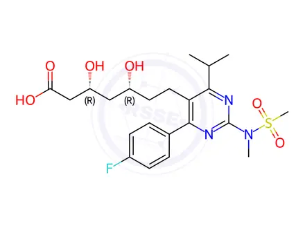 Chemical structure of Rosuvastatin Calcium Impurity 24 Monomer