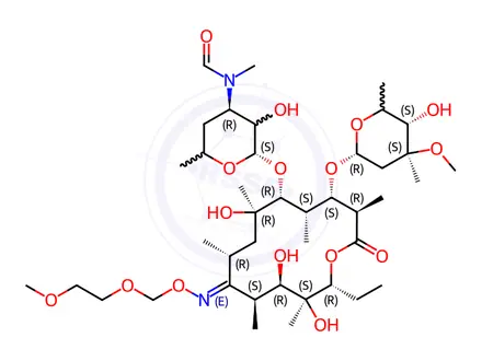 Chemical structure of Roxithromycin Impurity 30