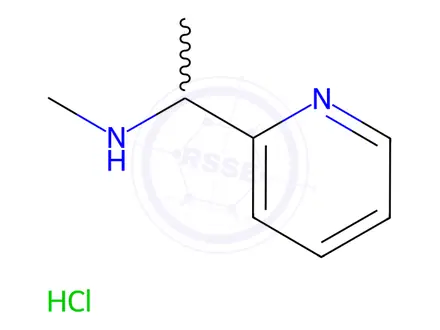 Chemical structure of N-Methyl-1-(pyridin-2-yl)ethanamine hydrochloride