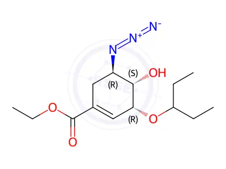 Chemical structure of Oseltamivir Impurity 29